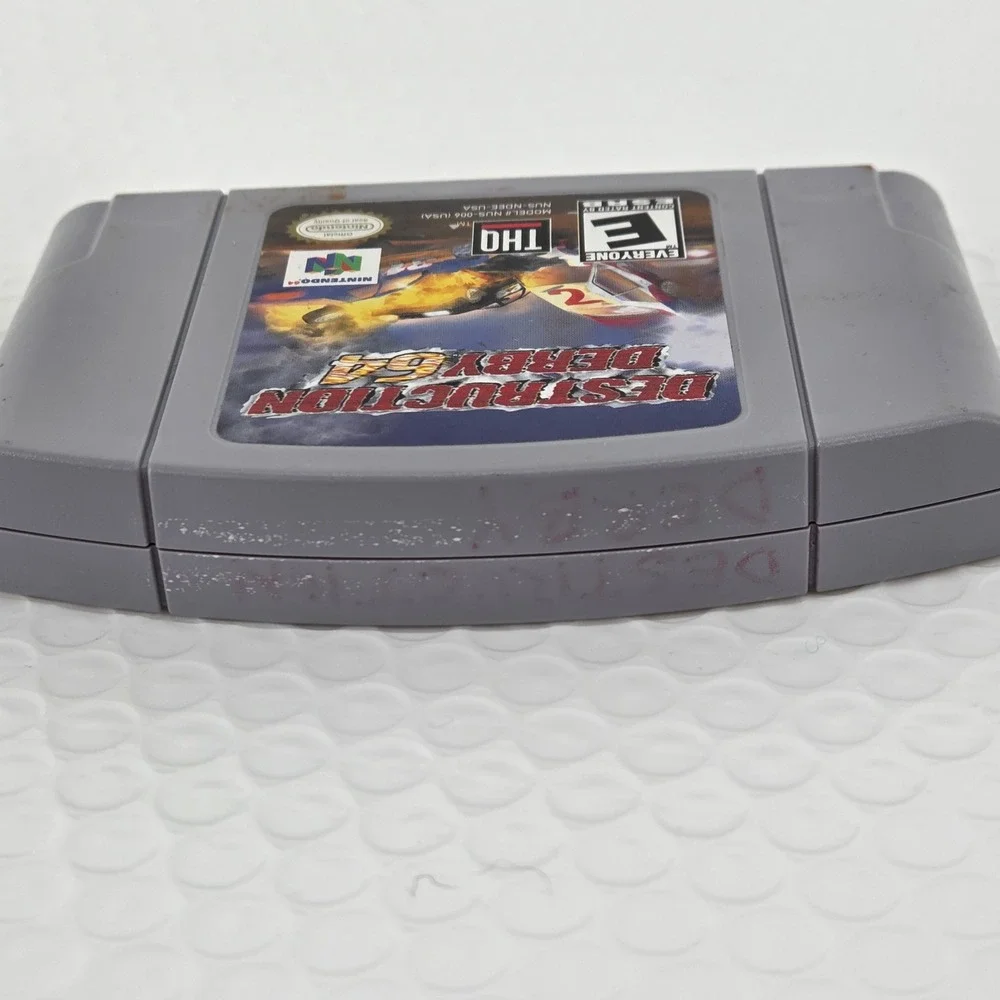 Destruction Derby 64 Nintendo 64 N64 THQ Racing Game Cartridge NUS-NDEE Tested